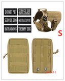 Elite Military Tactical Dog Harness - Heavy-Duty No-Pull Vest for German Shepherds & Large Breeds