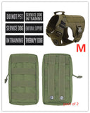 Elite Military Tactical Dog Harness - Heavy-Duty No-Pull Vest for German Shepherds & Large Breeds