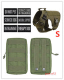 Elite Military Tactical Dog Harness - Heavy-Duty No-Pull Vest for German Shepherds & Large Breeds