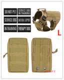 Elite Military Tactical Dog Harness - Heavy-Duty No-Pull Vest for German Shepherds & Large Breeds