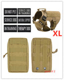 Elite Military Tactical Dog Harness - Heavy-Duty No-Pull Vest for German Shepherds & Large Breeds