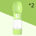 2-in-1 Adventure Flask - Portable Water Dispenser & Snack Container for Dogs & Cats
