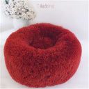 Original Calming Donut Bed - Self-Warming Anti-Anxiety Plush Faux Fur for Cats & Dogs