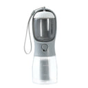 3-in-1 Portable Dog Travel Bottle - Water Dispenser, Food Container & Waste Bag Station