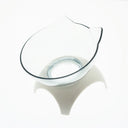 Ergonomic Cat Double Bowl - 15° Tilted Raised Feeder to Protect Cervical Vertebrae