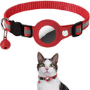 Reflective AirTag Safety Collar - Waterproof Durable Nylon Tracker Case for Dogs & Cats