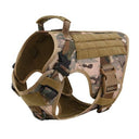 Elite Military Tactical Dog Harness - Heavy-Duty No-Pull Vest for German Shepherds & Large Breeds