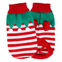 Festive Turtleneck Christmas Dog Sweater - Soft Knit Holiday Outfit for Dogs & Cats