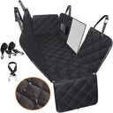 Luxury Dog Car Seat Cover - Mesh View Hammock & Waterproof Rear Seat Protector