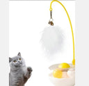 Interactive Duck Cat Toy - Lightweight Resin & Washable Kitten Teaser | Silent Play
