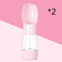 2-in-1 Adventure Flask - Portable Water Dispenser & Snack Container for Dogs & Cats
