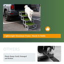 Ultra-Lightweight Folding Dog Stairs - Aluminum Pet Steps for SUVs & Trucks | Supports 250lbs