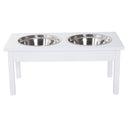 Elevated Dog Feeder - 10' Raised Station with 2 Stainless Steel Bowls | GianfiStore™