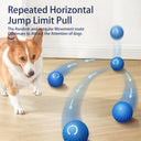 Interactive Smart Bouncing Ball - Automatic Self-Moving Dog Toy with Noise-Reducing Cover