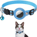 Reflective AirTag Safety Collar - Waterproof Durable Nylon Tracker Case for Dogs & Cats