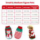 Festive Turtleneck Christmas Dog Sweater - Soft Knit Holiday Outfit for Dogs & Cats
