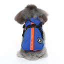 2-in-1 Waterproof Dog Winter Jacket with Integrated Safety Harness