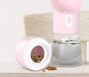 2-in-1 Adventure Flask - Portable Water Dispenser & Snack Container for Dogs & Cats