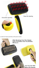 One-Click Self-Cleaning Slicker Brush - Automatic Retractable Pet Grooming Tool