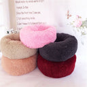 Original Calming Donut Bed - Self-Warming Anti-Anxiety Plush Faux Fur for Cats & Dogs