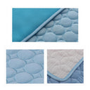 Instant Cooling Ice Silk Pet Mat - Breathable Self-Cooling Bed Pad for Dogs & Cats