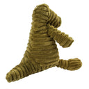 Squeaky Corduroy Dog Plush Toy - Durable Soft Animal Chew for Puppies & Small Dogs