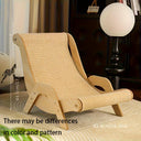 2-in-1 Cat Hammock & Scratcher Lounge - Durable Linen Rope Bed | Modern Elevated Nest