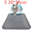 Honeycomb Cat Litter Mat - Waterproof & Urine-Proof Double Layer Trapping Pad