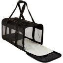Foldable Pet Travel Carrier - 600D Oxford Cloth Shoulder Bag for Cats & Small Dogs
