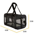 Foldable Pet Travel Carrier - 600D Oxford Cloth Shoulder Bag for Cats & Small Dogs
