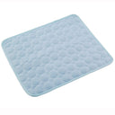 Instant Cooling Ice Silk Pet Mat - Breathable Self-Cooling Bed Pad for Dogs & Cats