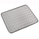 Instant Cooling Ice Silk Pet Mat - Breathable Self-Cooling Bed Pad for Dogs & Cats