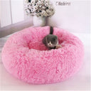 Original Calming Donut Bed - Self-Warming Anti-Anxiety Plush Faux Fur for Cats & Dogs
