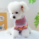 Colorful Stripes Pet Sweater - Ultra-Soft Knit Comfort Jumper for Dogs & Cats