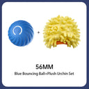 Interactive Smart Bouncing Ball - Automatic Self-Moving Dog Toy with Noise-Reducing Cover
