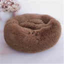 Original Calming Donut Bed - Self-Warming Anti-Anxiety Plush Faux Fur for Cats & Dogs