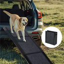 71 Inch Extra Long Quad-Fold Dog Ramp - Heavy Duty Aluminum | Supports 250lbs for SUV & Truck