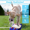 Step-On Dog Water Fountain - Interactive Outdoor Sprinkler & Drinking Station for Medium & Large Dogs