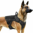 Elite Military Tactical Dog Harness - Heavy-Duty No-Pull Vest for German Shepherds & Large Breeds