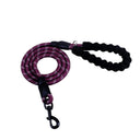 Reflective Nylon Rope Dog Leash - Heavy-Duty Climbing Rope Lead with Padded Handle