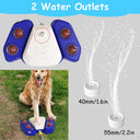 Step-On Dog Water Fountain - Interactive Outdoor Sprinkler & Drinking Station for Medium & Large Dogs