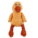Squeaky Corduroy Dog Plush Toy - Durable Soft Animal Chew for Puppies & Small Dogs