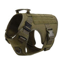 Elite Military Tactical Dog Harness - Heavy-Duty No-Pull Vest for German Shepherds & Large Breeds