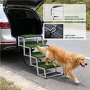 Ultra-Lightweight Folding Dog Stairs - Aluminum Pet Steps for SUVs & Trucks | Supports 250lbs