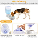 Gravity Self-Dispensing Pet Water Station - 1 Gallon BPA-Free Auto Refill Dispenser