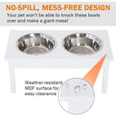 Elevated Dog Feeder - 10' Raised Station with 2 Stainless Steel Bowls | GianfiStore™