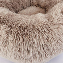Original Calming Donut Bed - Self-Warming Anti-Anxiety Plush Faux Fur for Cats & Dogs