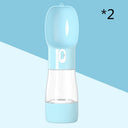 2-in-1 Adventure Flask - Portable Water Dispenser & Snack Container for Dogs & Cats