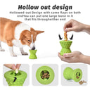 Indestructible Natural Rubber Dog Chew Toy - Durable Dental Toy for Aggressive Chewers