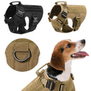 Elite Military Tactical Dog Harness - Heavy-Duty No-Pull Vest for German Shepherds & Large Breeds